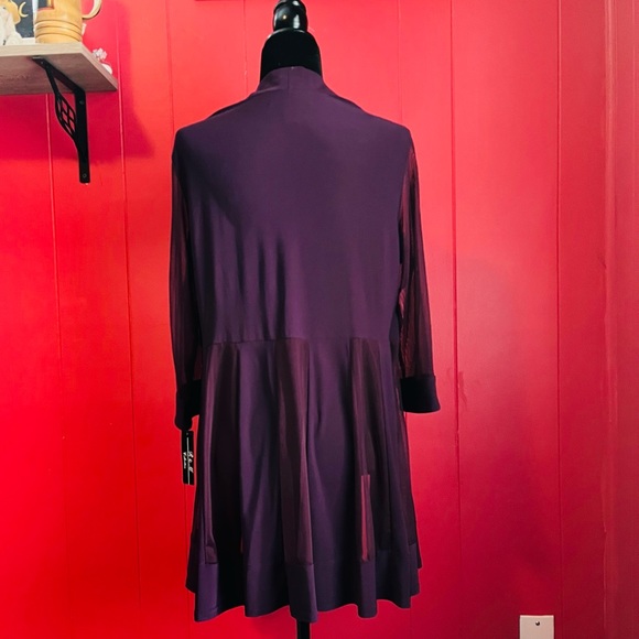Stylish R&M Collection Purple Cardigan – Women’s Size | Elegant & Cozy - Picture 3 of 5